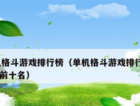 PC十大耐玩单机游戏排行榜（揭秘最受玩家喜爱的单机游戏）