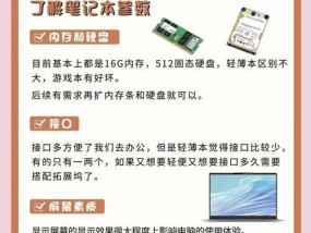 如何挑选笔记本电脑配置参数表？挑选笔记本电脑的要点是什么？