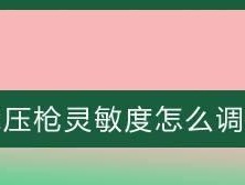 如何设置最稳的压枪灵敏度（优化游戏体验）
