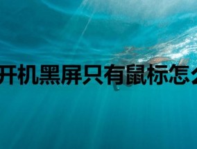 笔记本黑屏但鼠标能动怎么解决？
