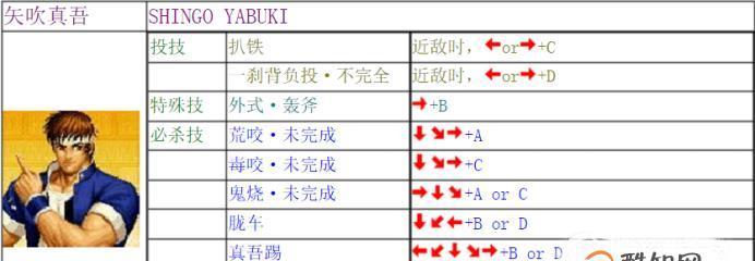 《97拳皇风云再起出招表详解》（终极对决）  第3张